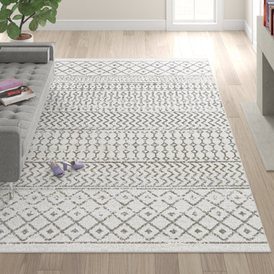 Tapis ivoire / gris Bernhard Global