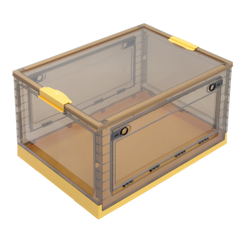 Metro Lane Plastic Storage Tub & Tote, 30 Litres, Yellow