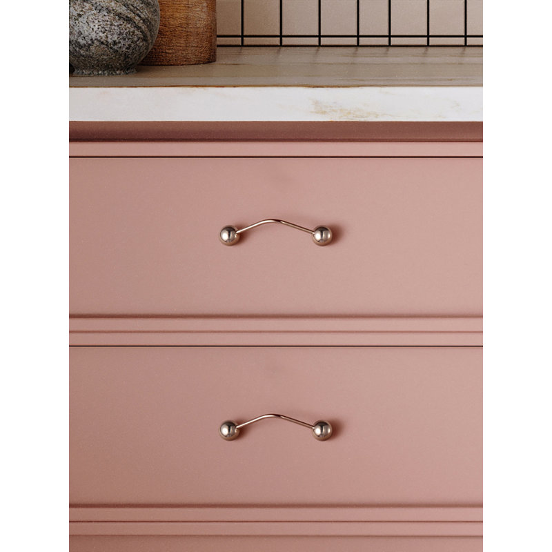 Poignées d'armoire Titanium Silver,  7 9/16"