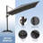 11' X 9' Rectangular Cantilever Umbrella, Base Included-2110722622