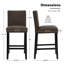 Tabouret de bar rembourré avec structure en bois massif-103430631-104093392-122430099