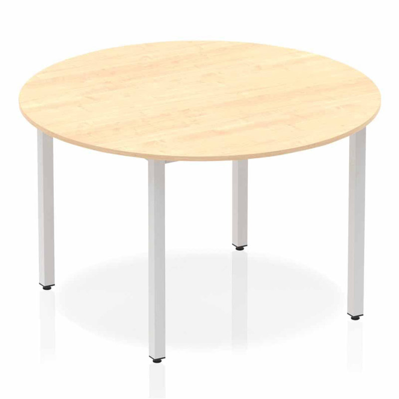 Kyvan 120cm Circle Conference Table, Maple