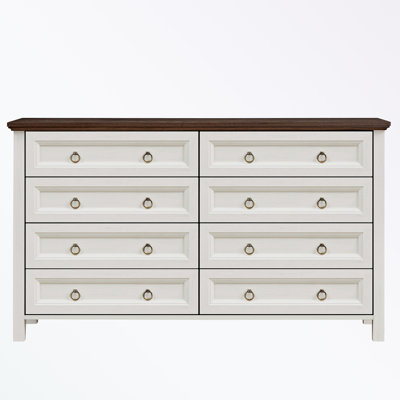 Rectangle shape Accent chests with eight drawers