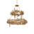 Aviary Gold Chandelier