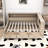 Wood Daybed with Storage Shelves and Three Drawers-1798452597