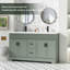 Base de meuble-lavabo double 60 po seulement, comptoir de lavabo non inclus-108737166