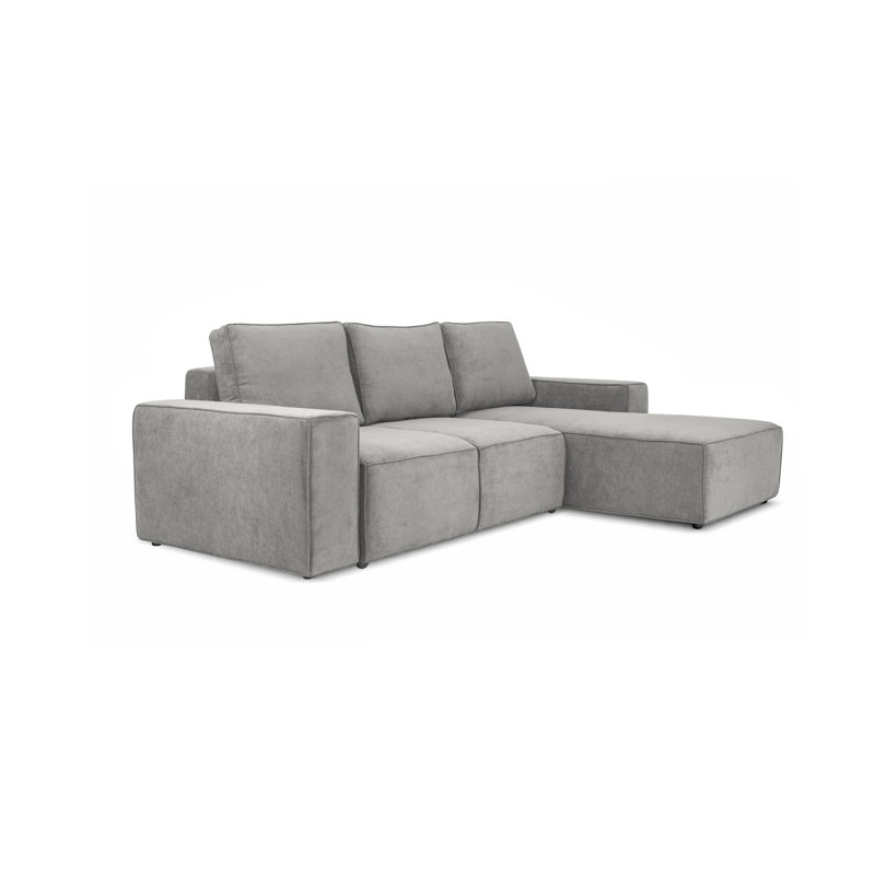 4 Seater Corner Sofa, Light Grey
