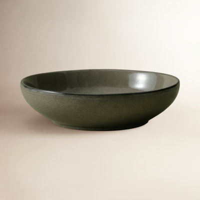 4 Piece 8.6 Inch Pasta Bowl Set, Stoneware Bowls Set