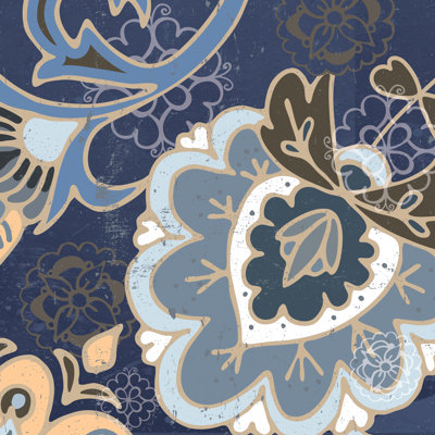 Fleur de cachemire bleu II