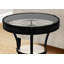 Table de chevet pratique, table de chevet, table d'appoint, table de bout avec structure en métal