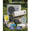 Mini système de chauffage / climatisation 12 000 BTU, mini climatiseur argent 115V