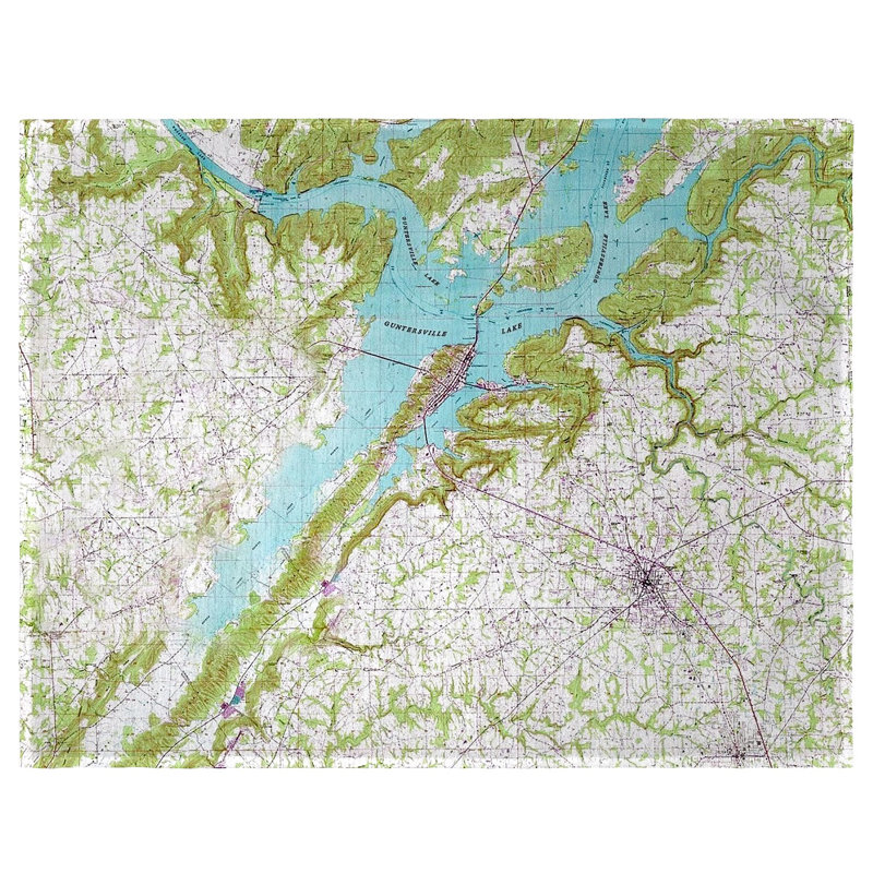 Johan Polyester Cities & Maps Rectangle Placemat