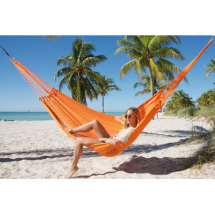 orange travel hammock