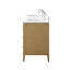 Ensemble de meuble-lavabo autoportant à double cuve 84 po avec plateau en marbre Lavallon-126316242-126316240