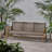 HAMPTON WOOD + WICKER 3 SEATER