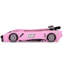 Lit simple voiture de course Delta, rose-1382369318