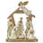 13" Resin Creche With Nativity