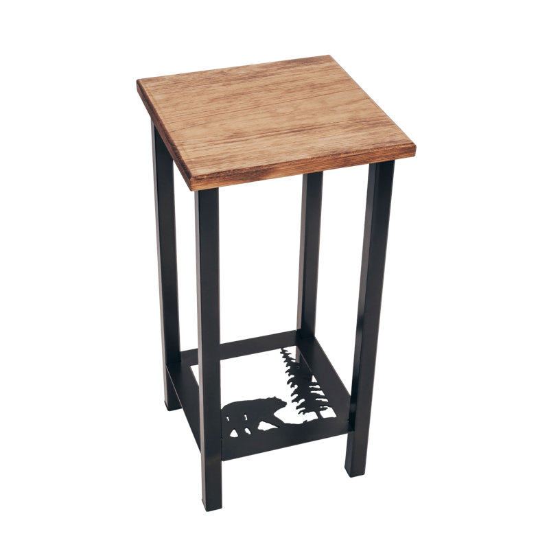 Table de bout en bois massif Cianni