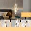 1-light Modern Acrylic Dimmable Chandelier Black-1026017438-1026017431-1026017430