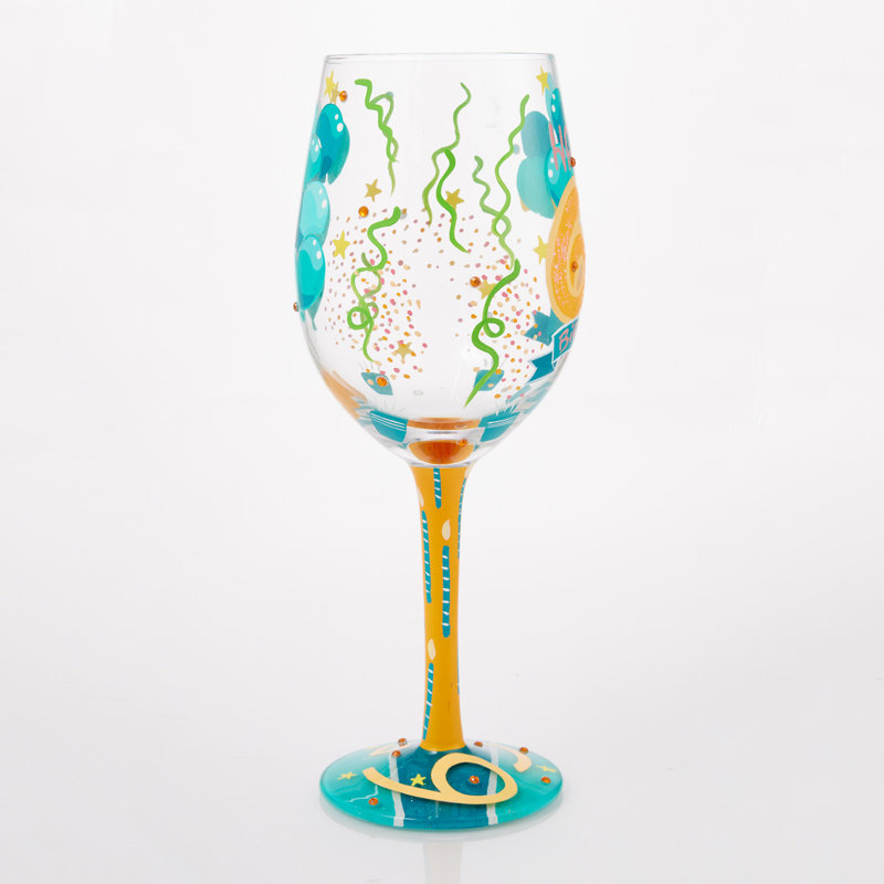 Verre à vin Lolita «Happy 65th Birthday»