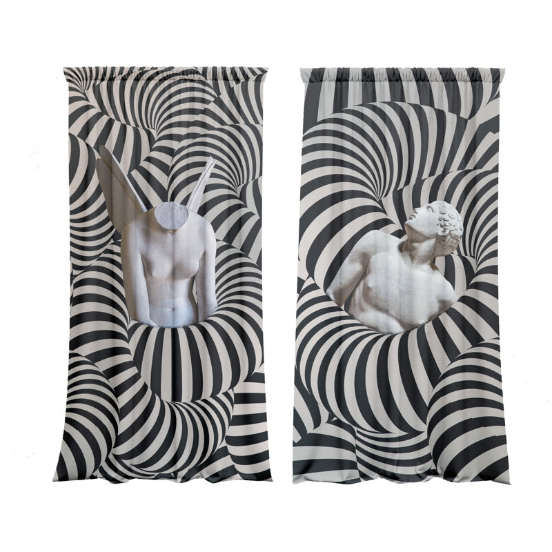 Jabrielle Blackout Curtain Panel Pair, 145 W x 200 D cm