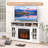 Sangam TV Stand Fireplace for TVs up to 65" Fireplace