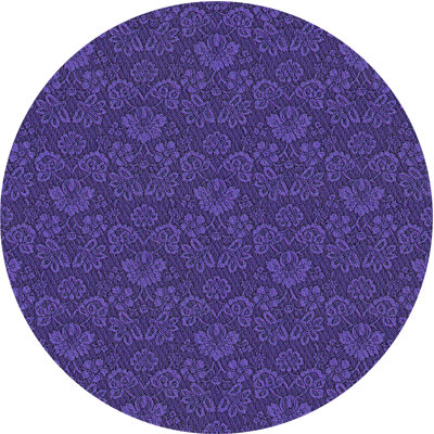 Tapis de zone mauve à motifs Opheim