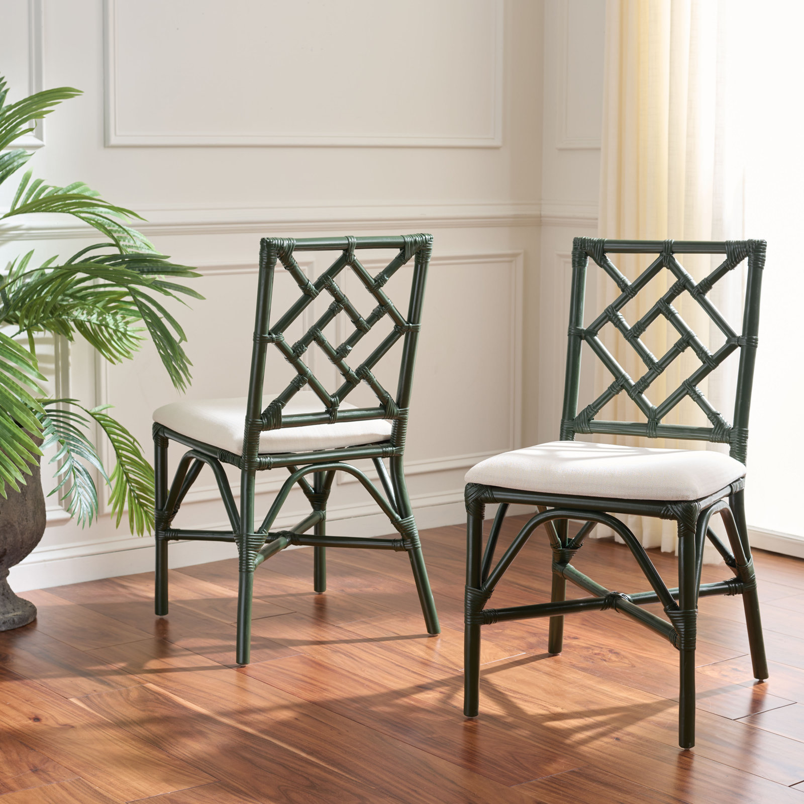 Tyndalls Park Parsons Chair, Forest Green