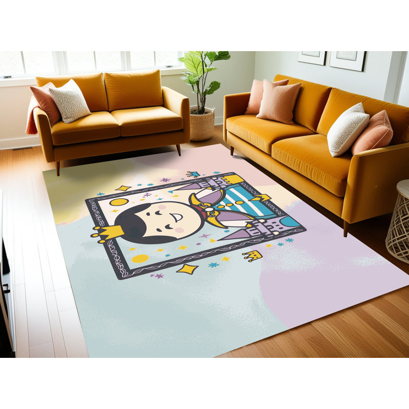 Tapis fantaisie lavable Gemma, Tapis de couloir 2 pi x 4 pi