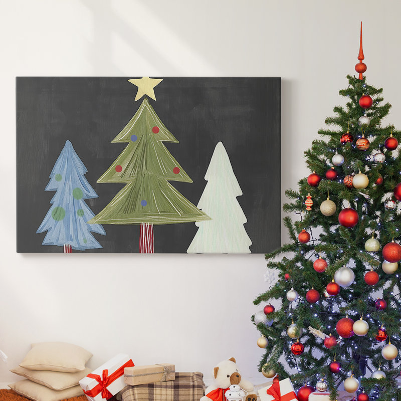 Christmas Holiday Arts - Toile tendue avec châssis XMA171560, H 16 po x l 24 po