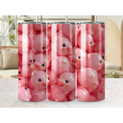 Choose Handmade Tumblers 591 mL Vacuum Insulated Stainless Steel (18/8) Travel Tumbler with Straw