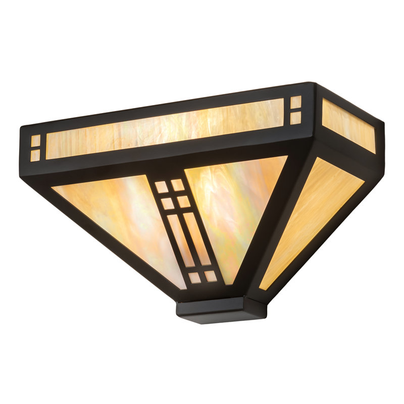 Applique murale 1 lumière Prairie Loft, Bronze huilé