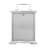 Acctim Althorp Mantel Clock Radio Controlled Quartz Polished Metal Carriage Clock Silver