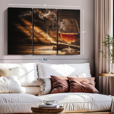 " Rustic Cigar And Whiskey "