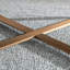 Modern Round Coffee Table with Metal Legs-514681569