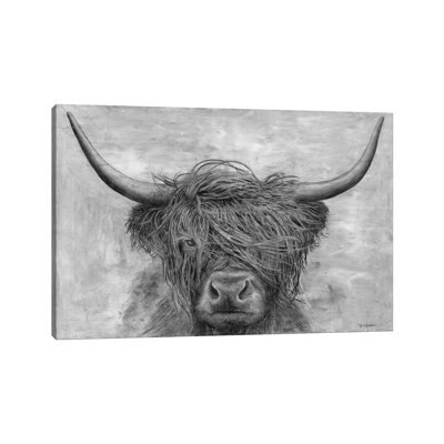 Bison de Norvège - reproduction d'art sur toile tendue