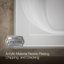 Memoirs 72" x 42" Drop In Soaking Acrylic Bathtub-2380401