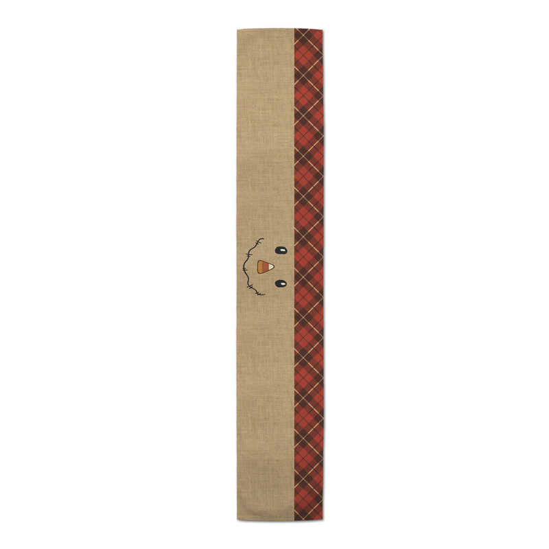 Chemin de table épouvantail happy harvest Vesper, L 72 po x l 16 po
