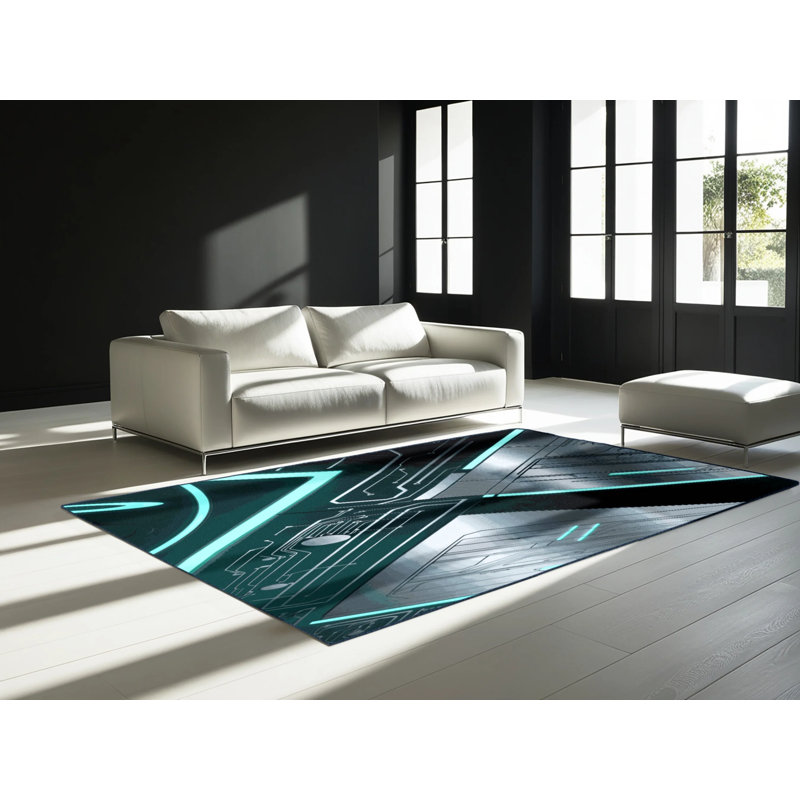 Polaris Orbit Rug, Square 5'