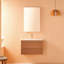 Meuble-lavabo mural simple 30 po avec lavabo en céramique