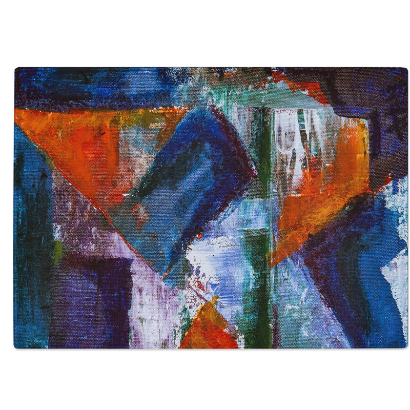 Tempered Glass Art Painting Vol.133 Chopping Board, 39 cm W x 28.5 cm L
