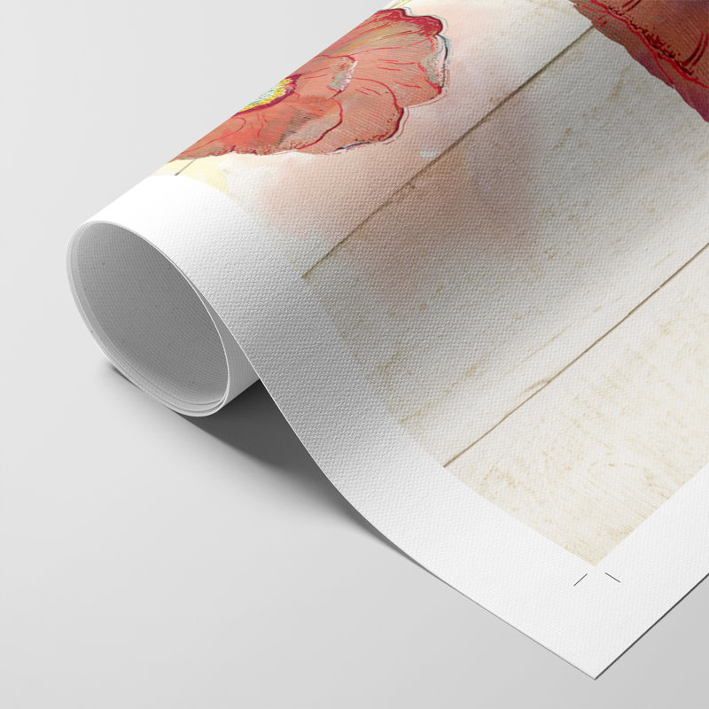 Poppy Play I - Impression sur toile seulement - NON-CADRE, H 27 po x l 18 po