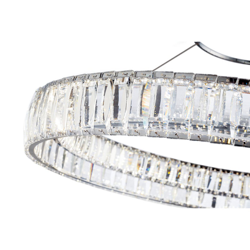 Annette 1 - Light LED Chandelier, 97.25" H x 17.5" W x 17.5" D