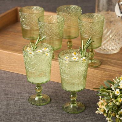 Victoria Set of 6 Acrylic All Purpose Goblet 14 oz