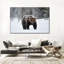 «Winter Grizzly Bear», reproduction sur toile-1140223005