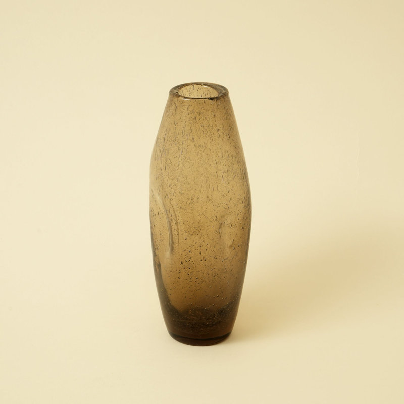 Glass Table Vase, Peach