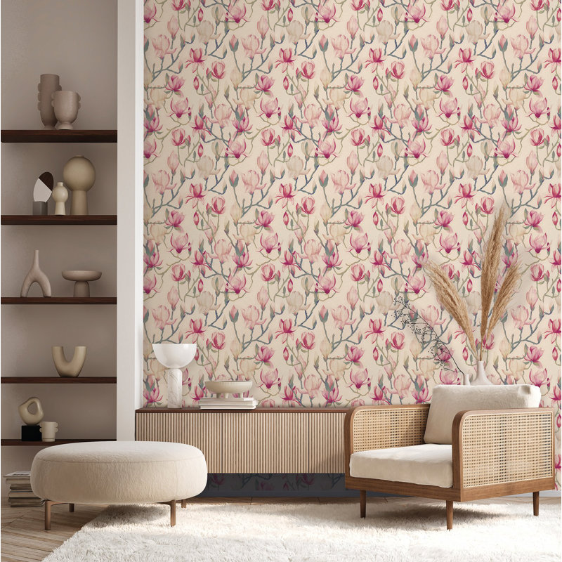 Galerie Designer Walls Magnolia Wallpaper, Beige