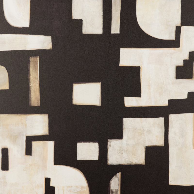 Civilization Painting by Jess Engle, 32" H x 20" W, Walnut
