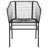  Garden Dining Set Black