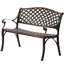 Banc de jardin en métal Nesma